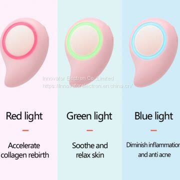 Electronic Face Beauty Device Anti-wrinkle With Hot and Cold Vibration Photon Therapy photo-5