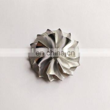 KP39 36.50/49.00mm 7+7 blades high performance turbocharger billet/milling/aluminum 2618 compressor wheel