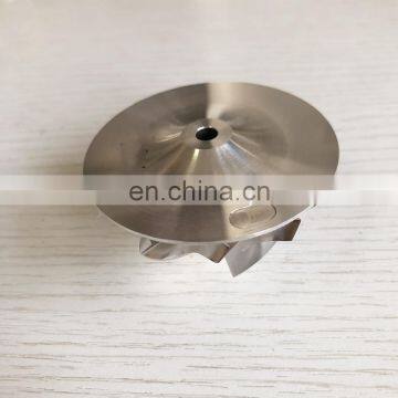 GT15-25 Reverse 46.70/59.40mm 6+6 Blades Turbocharger Milling/aluminum 2618/billet Compressor Wheel