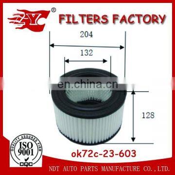 PU Car Auto air filter for OK72C-23-603 with best price