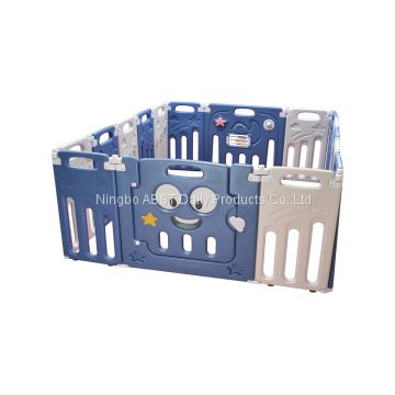 Kids Indoor Amusement Park Playground Equipment  plastic Baby playpen toddler safety fence OEM