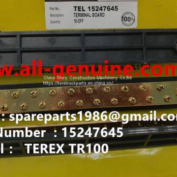 TEREX 15247645 ТЕРМИНАЛЬНАЯ ПЛИТА TR100 TR70 TR60 TR70 MT4400AC ГРУЗОВИК-САМОСВАЛ НЕДОРОЖНЫЙ ЖЕСТКОЙ РАМЫ ДЛЯ ГОРНО-ДОБЫВАЮЩЕЙ ПРОМЫШЛЕННОСТИ