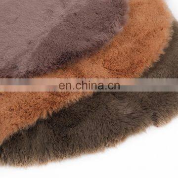 New Arrival Popular Upscale Comfortable so Soft Faux Animal Fur Sheep Skin Shaggy Living Room Animal Shape Carpet Rug photo-3