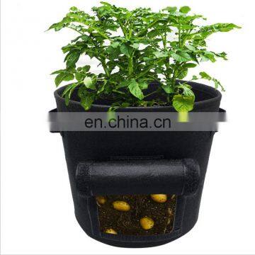 felt garden plant potato grow bags with access flap