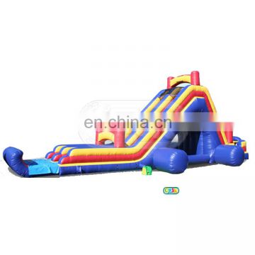 new design commercial pvc backload inflatable obstacle course slide for kids