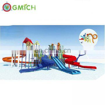 CE Standard Fiberglass Water Park Equipment Large Plastic Adult Tube Slides photo-2