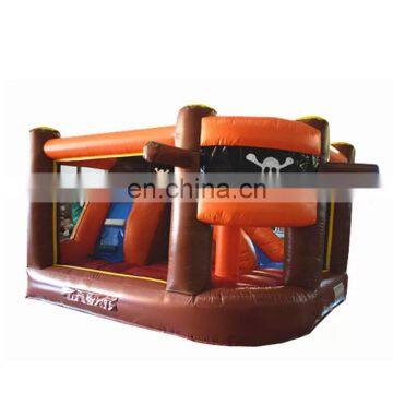 Commercial Inflatable Bouncer With Inner Slide Pirate Jumping Castle For Backyard