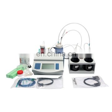 hot sale volumetric Karl Fischer titration KF analysis moisture analyzer price oil water content tester