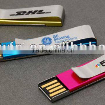 oem logo paper clip usb flash drive