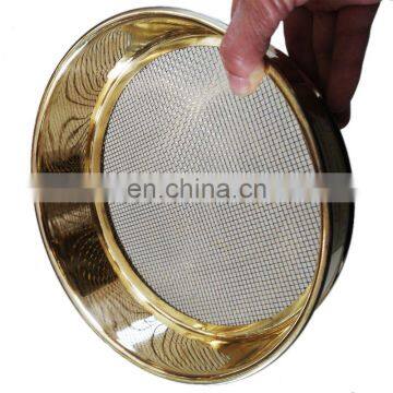 ASTM Standard Laboratory Copper/Brass Wire Mesh Screen Test Sieves with Lid and Pan