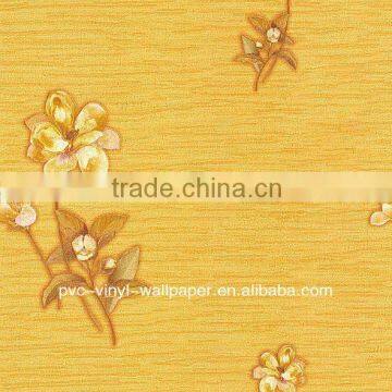 PVC Wallpaper le papier peint de feuille d'argent