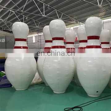 Outdoor Inflatable Water Bowling Alley Toy Ball Pins Set Games With Inflatable Zorb Ball