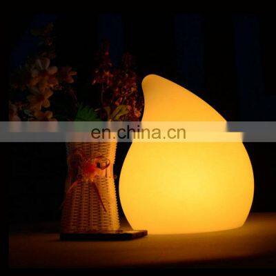 Factory Modern Style Bed Side LED Plastic Remote Control Luxury Table Lamp photo-2