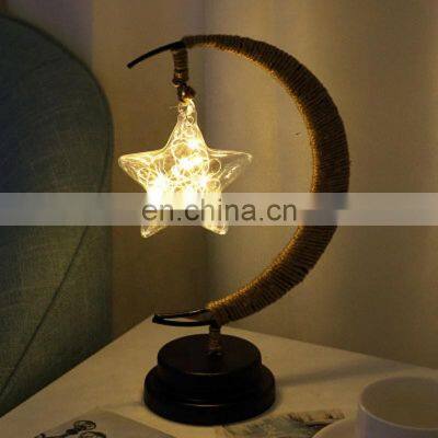 New Product Ideas 2021 LED Lights Stars Moon Lamp for Festival Gift photo-3