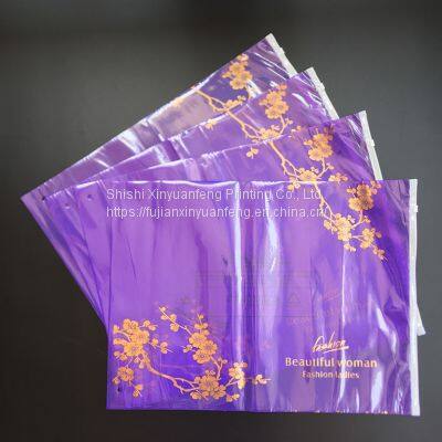Cpe Pe Material Packaging Bag With Zipper for Clothing Manufacturer