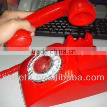 rotary dial retro handset telephone