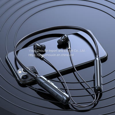 Bluetooth headset hanging neck in-ear sports headset