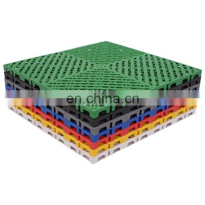 Flexible Plastic PVC Garage Floor Squares Tiles