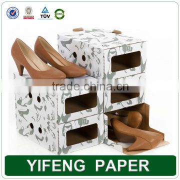 Custom Color Clear Hat Package Shoe Drawer Boxes Wholesale