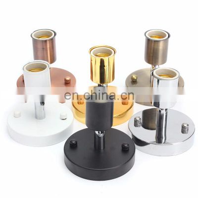 High Quality AC110-250V E27 E26 Modern Edison Screw Vintage Ceiling Rose Light Wall Lamp Bulb Holder Socket Fitting