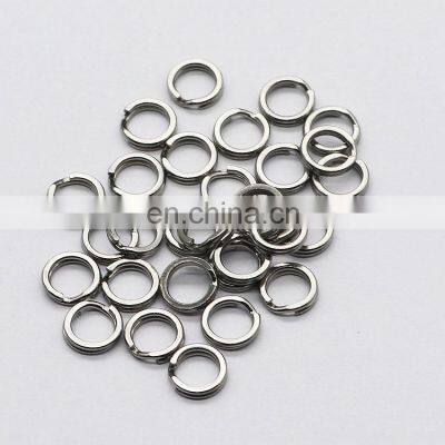 200pcs/set Stainless Steel Split Ring Fishing Hard Bait Double Loop Split Open Carp Tool Fishing Pesca Lures Tackle Connector photo-3