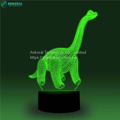Factory Best Sellers Dinosaur 3D Night Light APP Control for Boys photo-5
