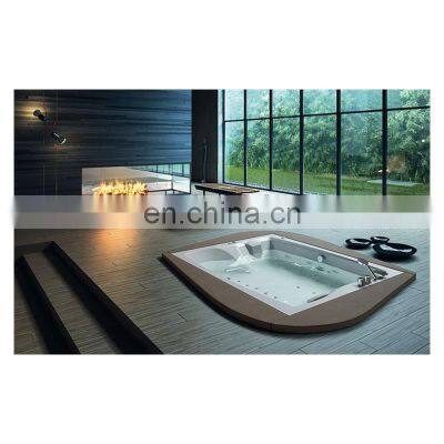 Hotel Project Home Use Freestanding Black Bathtub photo-5