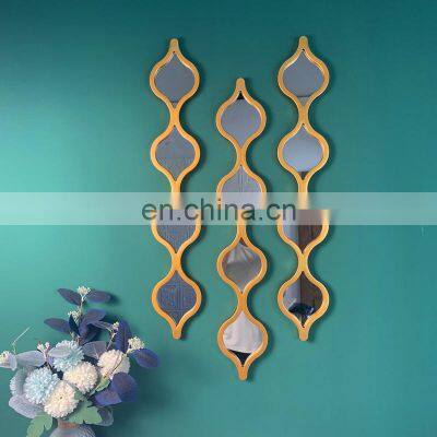 Wall Decor New Panels Display Gold House Iron Interior Modern Living Room Frame Art Hanging Flower Metal Sticker Home Decor Wall