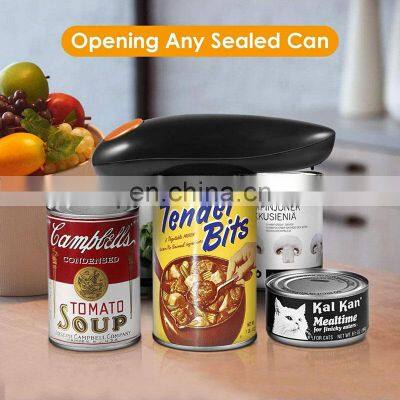 Heavy Duty Personalized Beer Cool Smooth Edge Black Stainless Steel Electric Can Opener Automatic photo-4