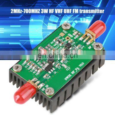 2MHZ-700MHZ 3W HF VHF UHF FM Transmitter RF Power Amplifier For Ham Radio photo-3