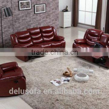 Modern Home Furniture Best Sale Sectional Pure Leather Sofa Set