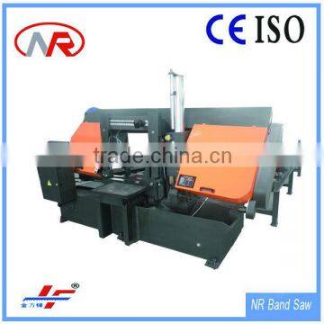 GZ4250 Horizontal 2 column semi-auto metal Cutting band saw machine for C shaped steel