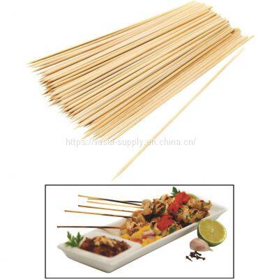 Manufacturers Low Price Supply Round 40 cm Wooden Bamboo Skewers for Barbecue Kabob skewers