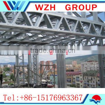 Z275 1.2mm galvanized light gauge steel framing material for house plans villa