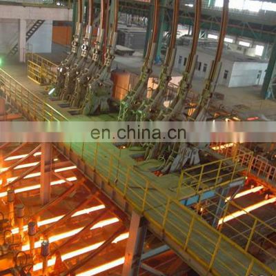 Electric continuous casting machine for steel billet producing