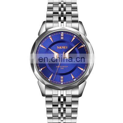 New model unique dial design luxury business men wristwatch Skmei 9268 top quality quartz watch with calendar