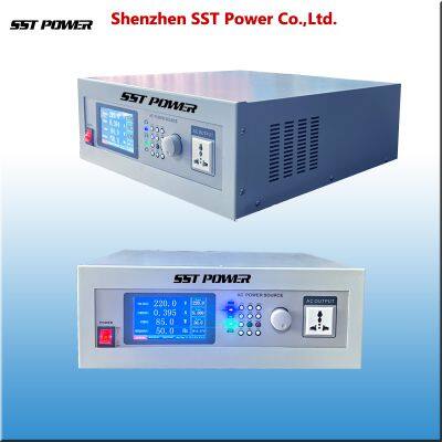 50Hz to 60Hz and 60Hz to 50Hz AC Power Source 40Hz to 400Hz Frequency Converter