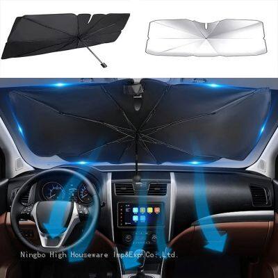 Car Windshield Sun Shade Umbrella Foldable Sun Shade Car Sun Visor Protector Reflector photo-2