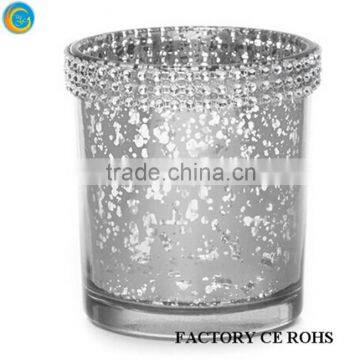 centerpieces light custom wedding decoration silver mercury candles wholesale