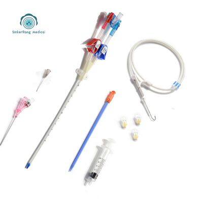 Sinkerrang Short Term Pre-curved/Curved Dialysis Catheter Set CE Approved Wholesale photo-2