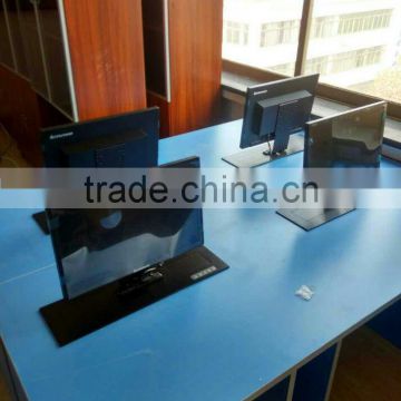 Flip Up Electric Computer LCD Monitor Lift mechanism for Conference Table