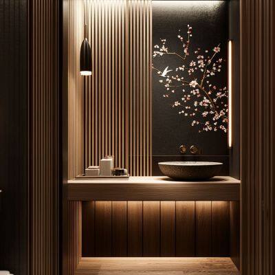 Eco-friendly Akupanel Acoustic Wood Panels SoundProof Wall Panel Wood Slat Acoustic Panel photo-4