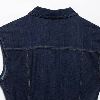 Spring New Arrivals Women's Denim Mini Pleated Dress