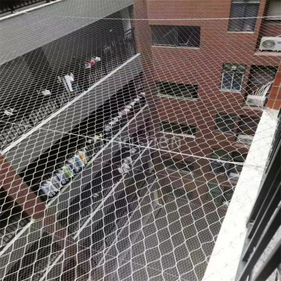 Flexible Stainless Steel Wire Rope Mesh, Woven Zoo Aviary Netting, Stainless Steel Cable Sheath, Elegant Stainless Steel Rope Netting