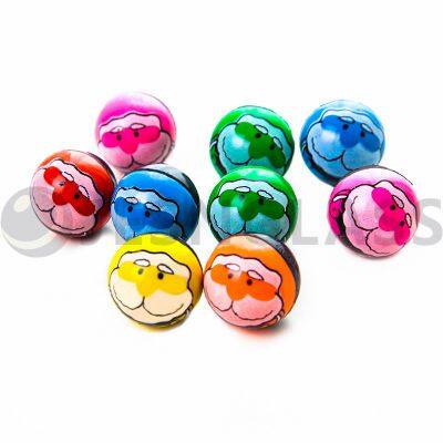 Factory Wholesale Various Design Hot Sale Printed Bouncy Ball Bouncy Toy Rubber Balls photo-4