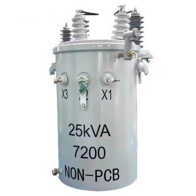 Einphasiger Öltransformator 10KVA 15KVA 25KVA 37.5KVA für die ländliche Elektifizierung photo-5