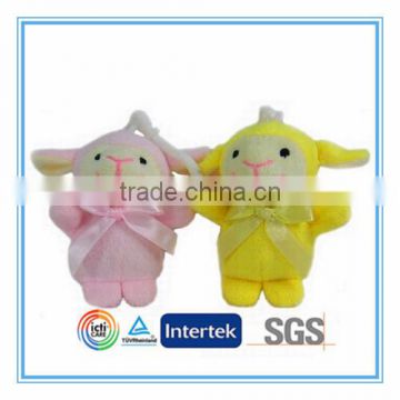 Mini sheep animal key chain for children