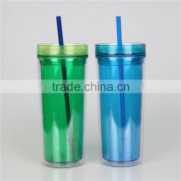 Straw cup with lids and straws 16oz BPA free water bottle                        
                                                                                Supplier's Choice