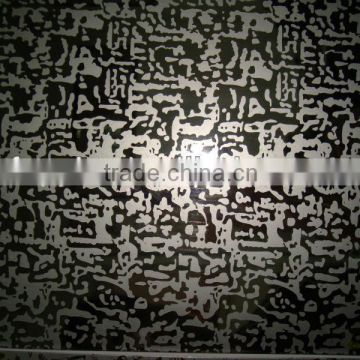 304 wall panel mirror etched stainless steel sheet