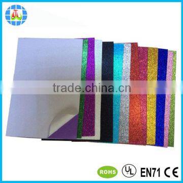 2mm self adhesive glitter paper for art craft project